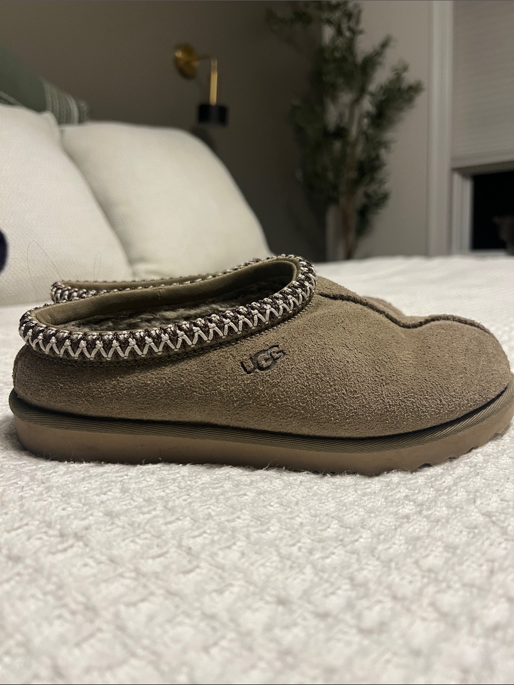 UGG Kids Slip-On Moccasin Slippers